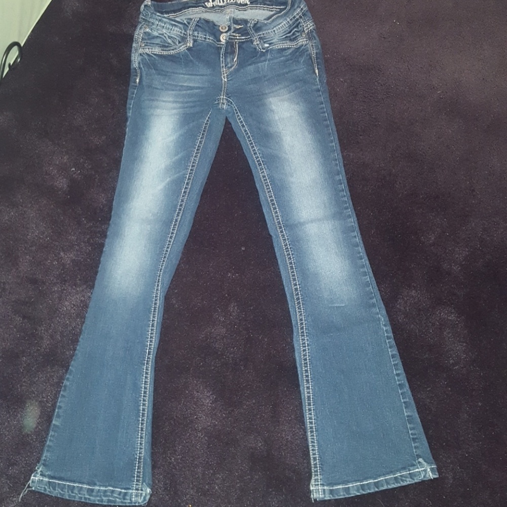 Wall flower jeans